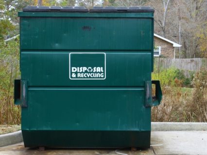 Image of a small dumpster rental Ontario CA